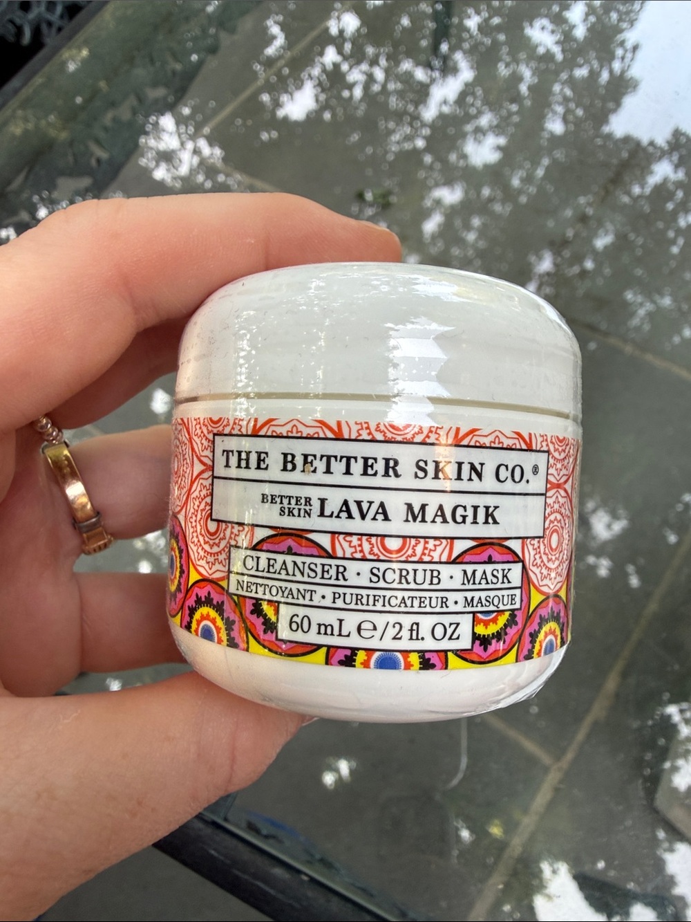 Lava Magik Cleanser Scrub Mask — White Jar